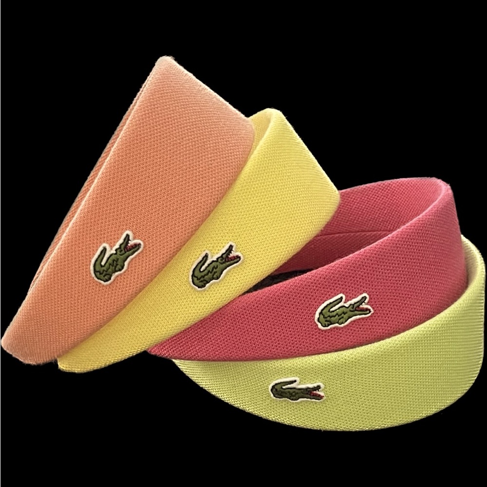 Lacoste Authentic headband set of 4 Brand New